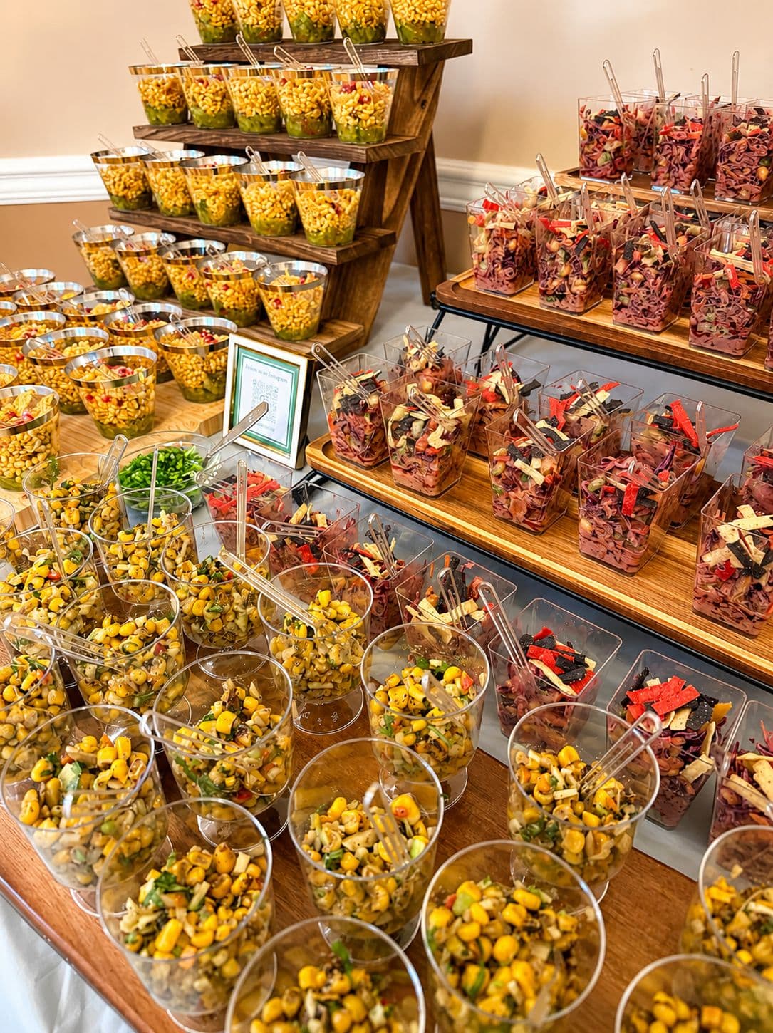 Dessert cup display