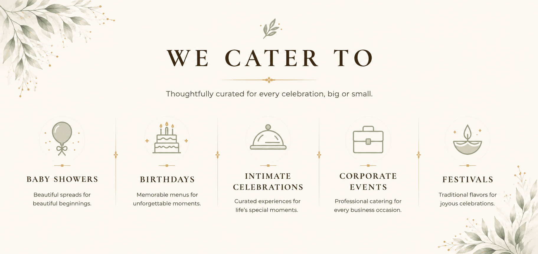 Our Catering Services